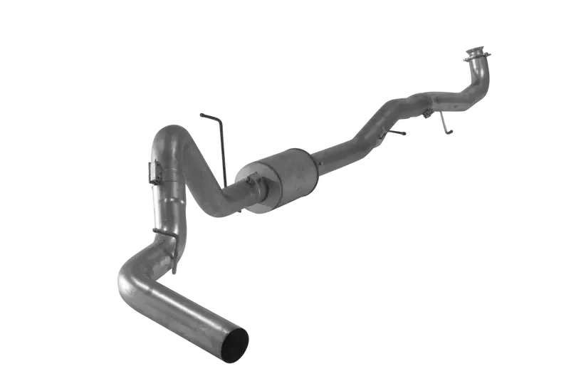 2017-2019 Duramax 4" Downpipe Back Exhaust w/ Muffler (431021 / 432021)-Downpipe Back Exhaust System-Mel's Manufacturing-Dirty Diesel Customs