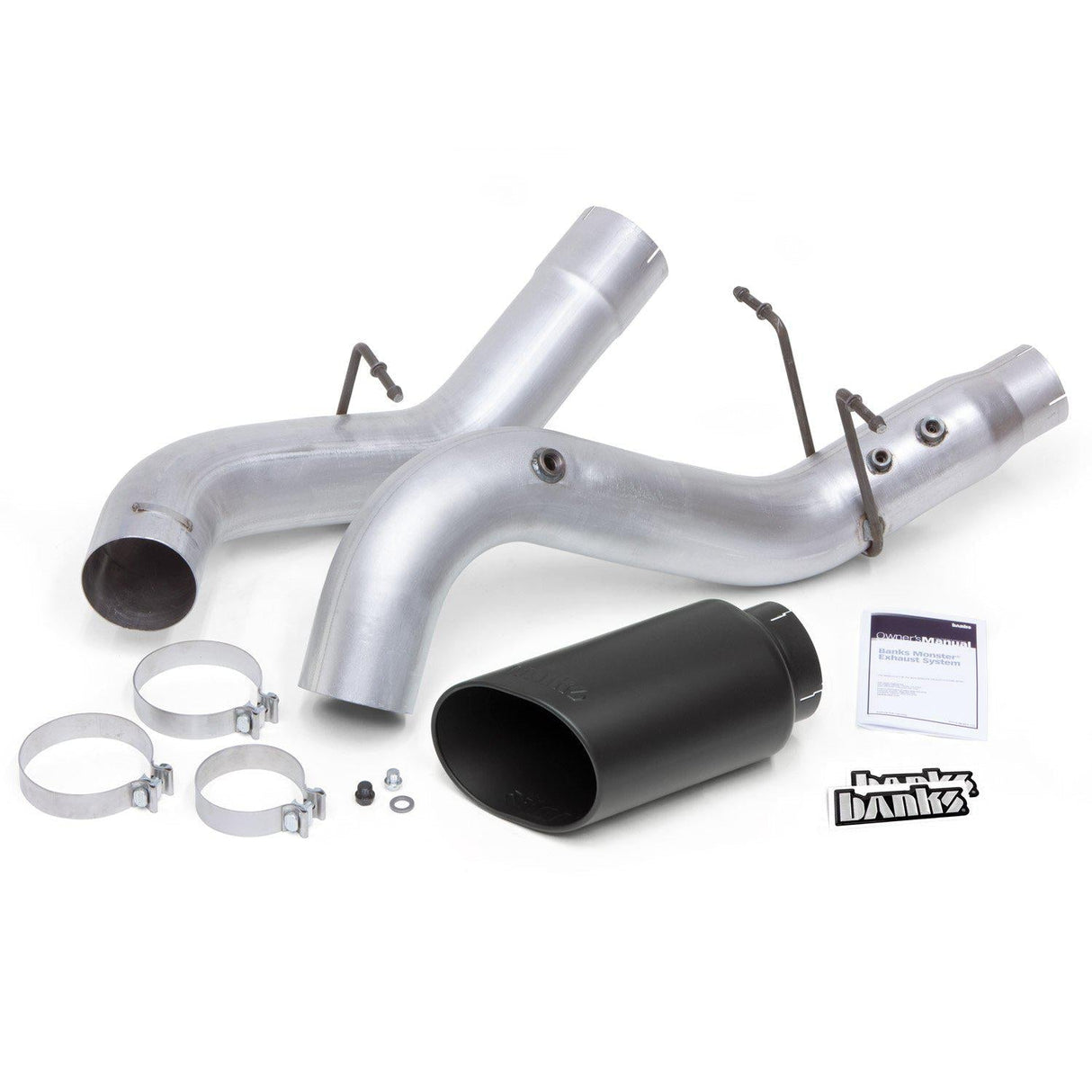 2017-2019 Duramax 5" Filter Back Exhaust System - No Muffler (48996)-Filter Back Exhaust System-Banks Power-Dirty Diesel Customs