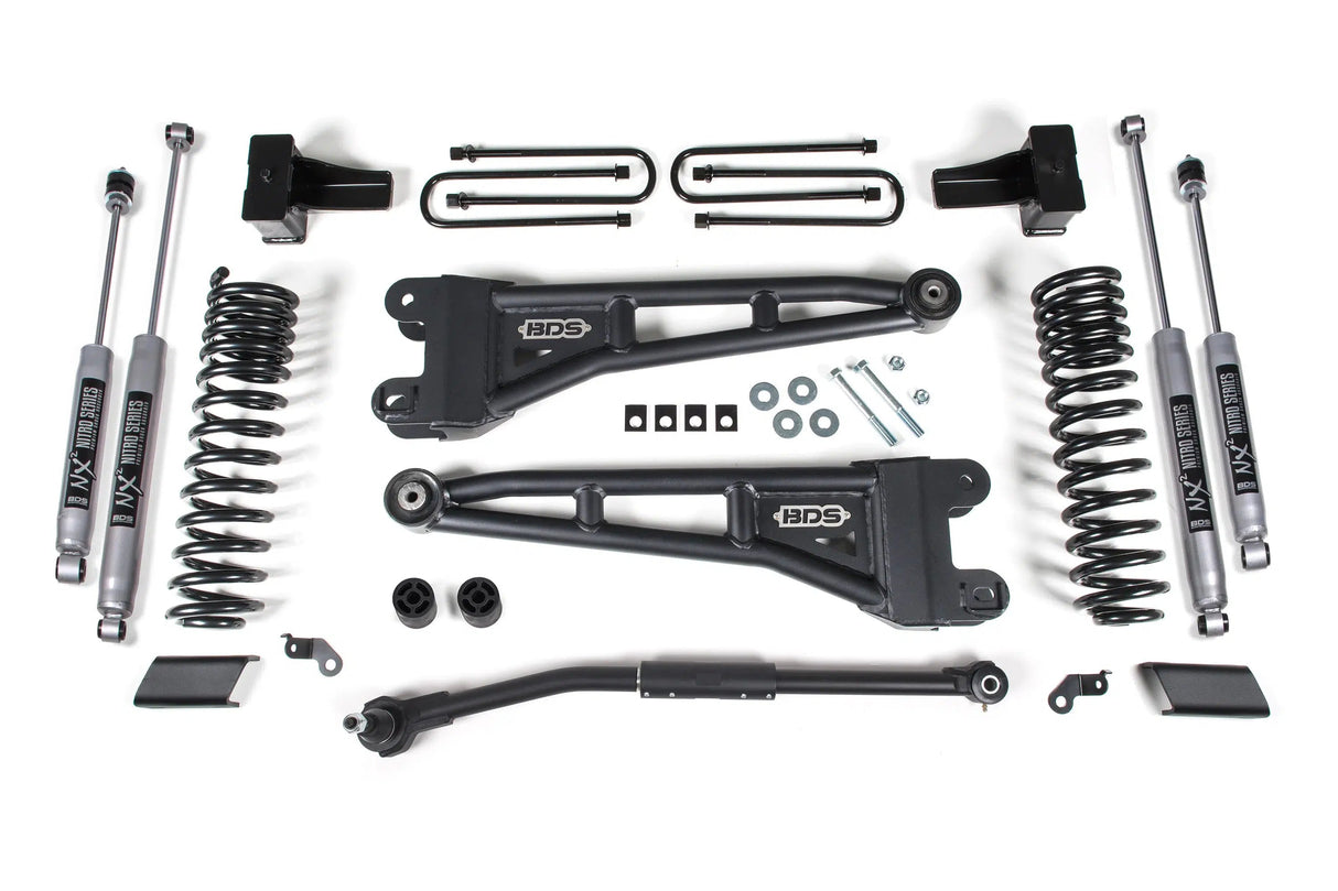 2017-2019 Powerstroke 2.5" Radius Arm Lift Kit (BDS1543H)-Lift Kit-BDS-Dirty Diesel Customs