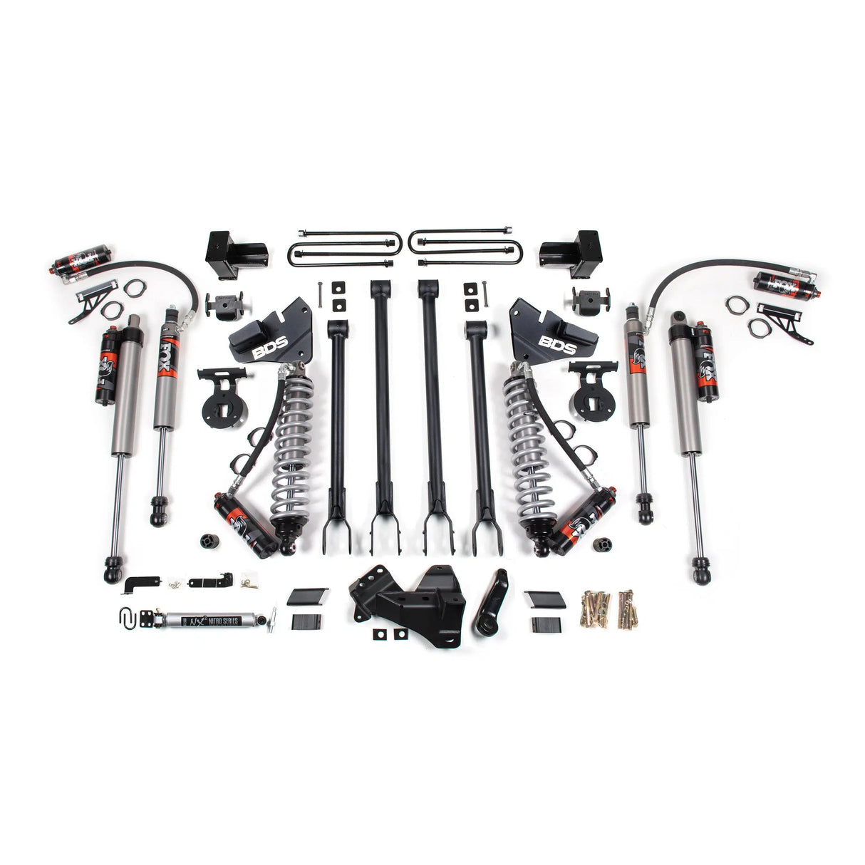 2017-2019 Powerstroke 4" 4-Link Lift Kit (BDS1537FPE)-Lift Kit-BDS-Dirty Diesel Customs