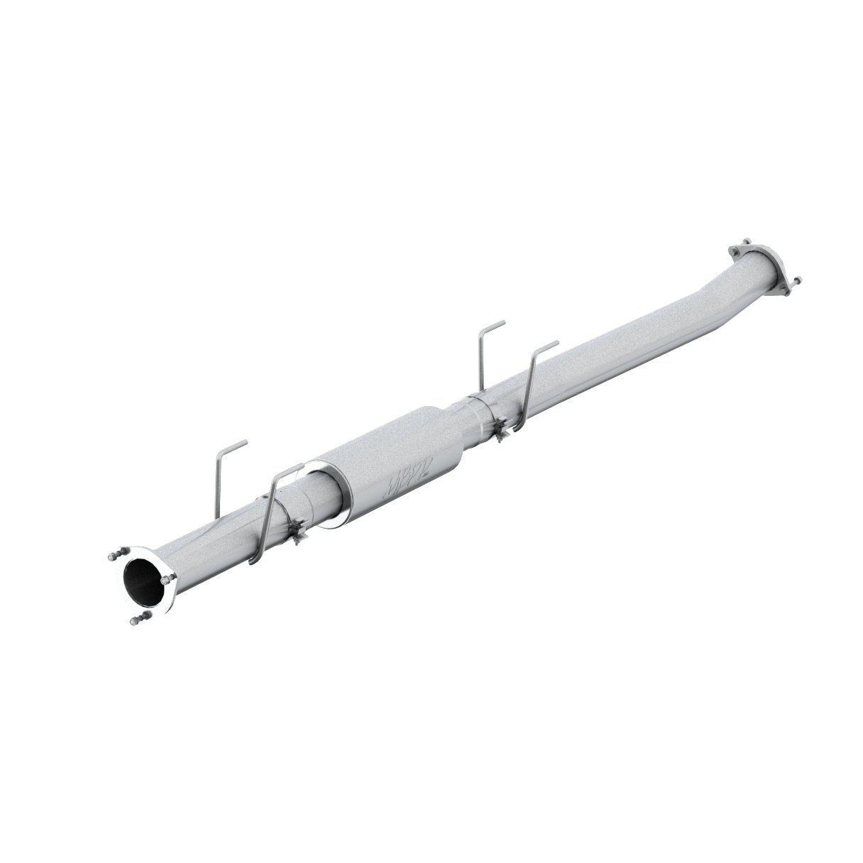 2017-2019 Powerstroke 4" Installer Series Race Pipe w/ Muffler (CFAL463)-Delete Pipe-P1 Performance Products-CFAL463-Dirty Diesel Customs