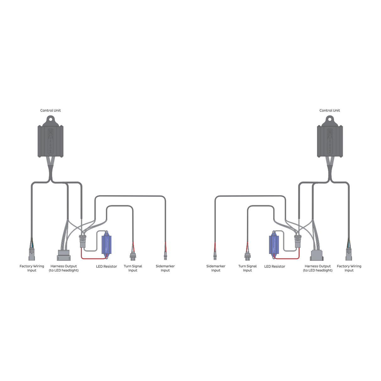 2017-2019 Powerstroke LED Conversion Harness (H129)-Lighting Harness-Morimoto-Dirty Diesel Customs