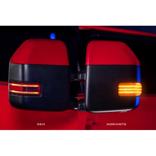 2017-2022 Powerstroke XB LED Mirror Lights (LFM84)-Side Mirror Lenses-Morimoto-Dirty Diesel Customs