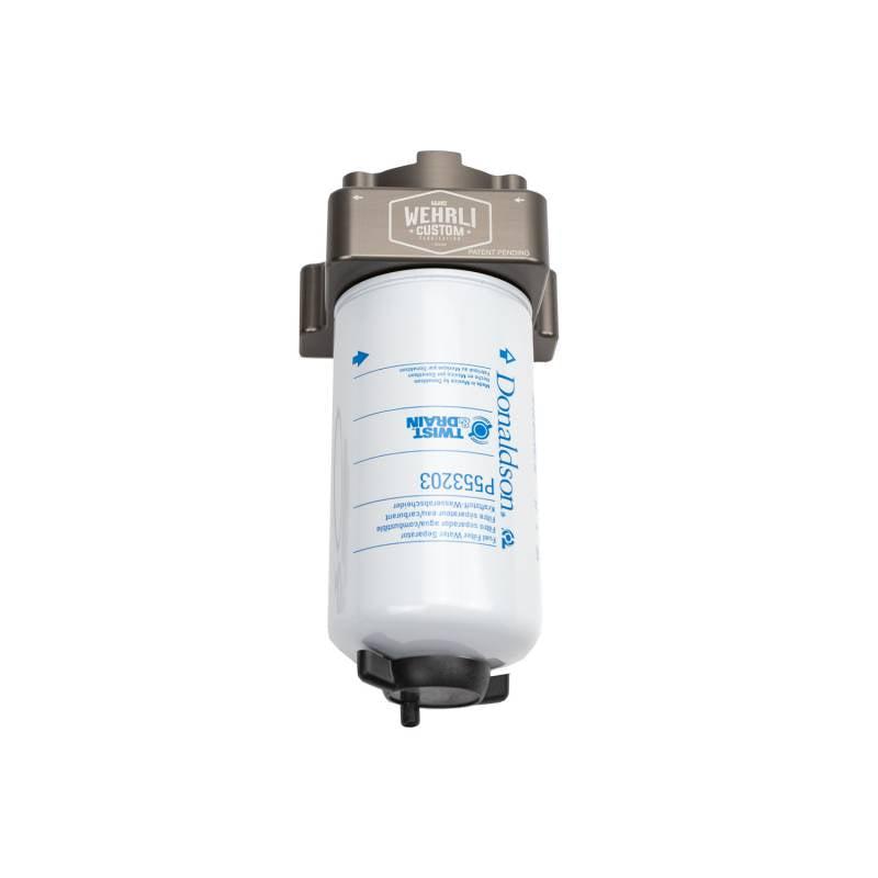 2017-2024 Duramax Fuel Filter Housing Kit (WCF100361)-Fuel Filter Housing-Wehrli Custom Fabrication-Dirty Diesel Customs