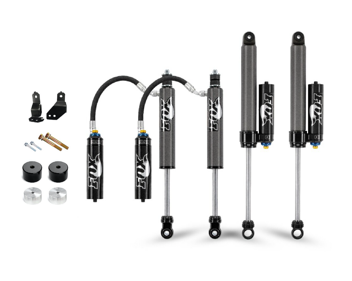 2017-2024 Powerstroke 2" Premier Leveling Kit W/ Fox 2.5 Reservoir Shocks Front (220-P1233)-Leveling Kit-Cognito Motorsports-Dirty Diesel Customs