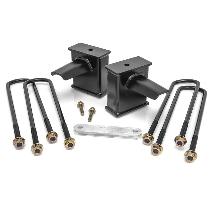 2017-2024 Powerstroke 6" Tall Flat Block w/ 2-Piece Driveshaft (66-2761)-Block Kit-ReadyLift-Dirty Diesel Customs