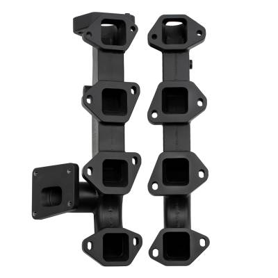 2017-2025 Duramax Billet Exhaust Manifold w/ 2" Up-Pipe (WCF100226)-Exhaust Manifold-Wehrli Custom Fabrication-Dirty Diesel Customs