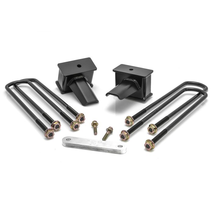 2017-2025 Powerstroke 4" Tall Flat Block w/ 2-Piece Driveshaft (66-2741)-Block Kit-ReadyLift-Dirty Diesel Customs