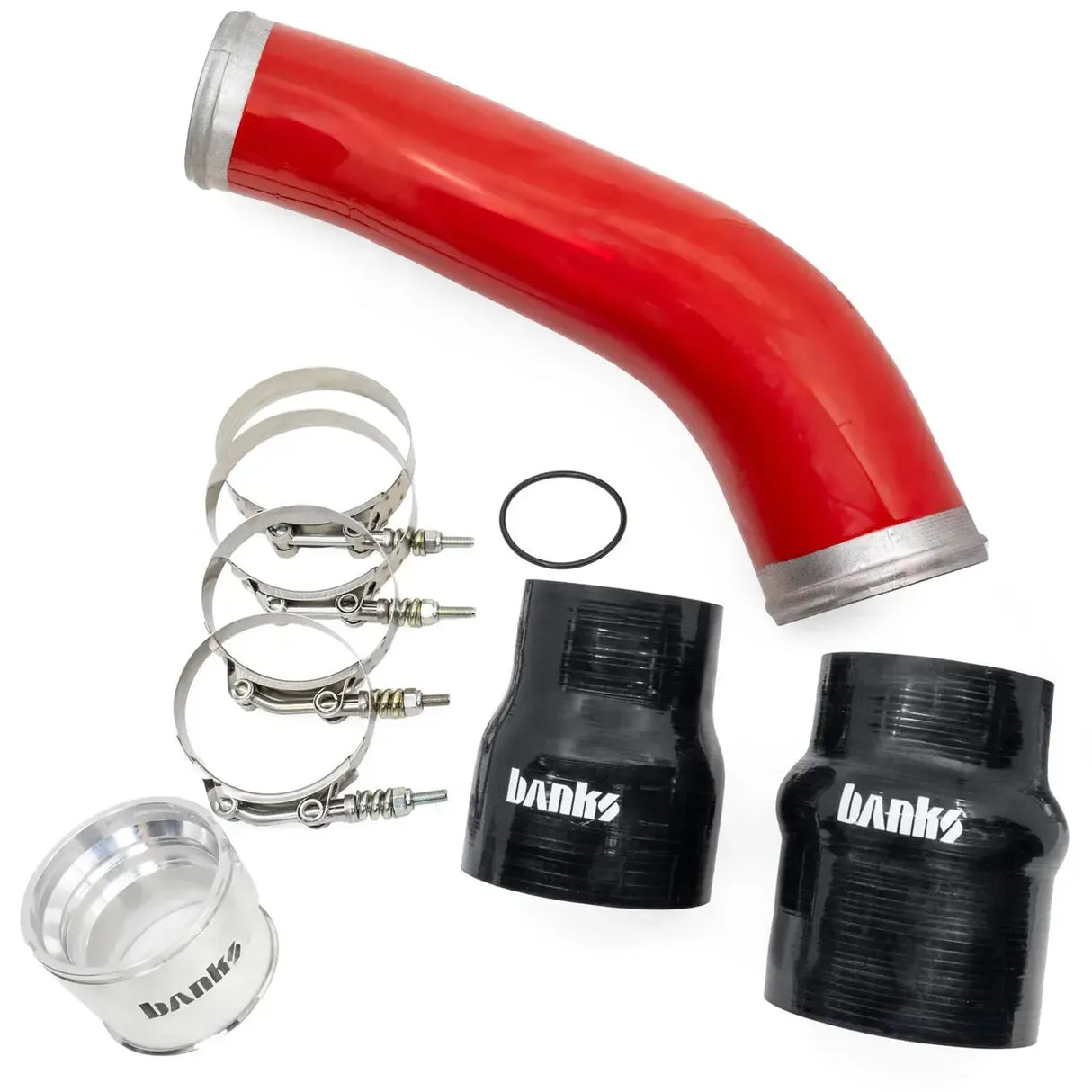2017-2025 Powerstroke Boost Tube System (Non HO) (26008)-Turbocharger Boost Tubes-Banks Power-Dirty Diesel Customs