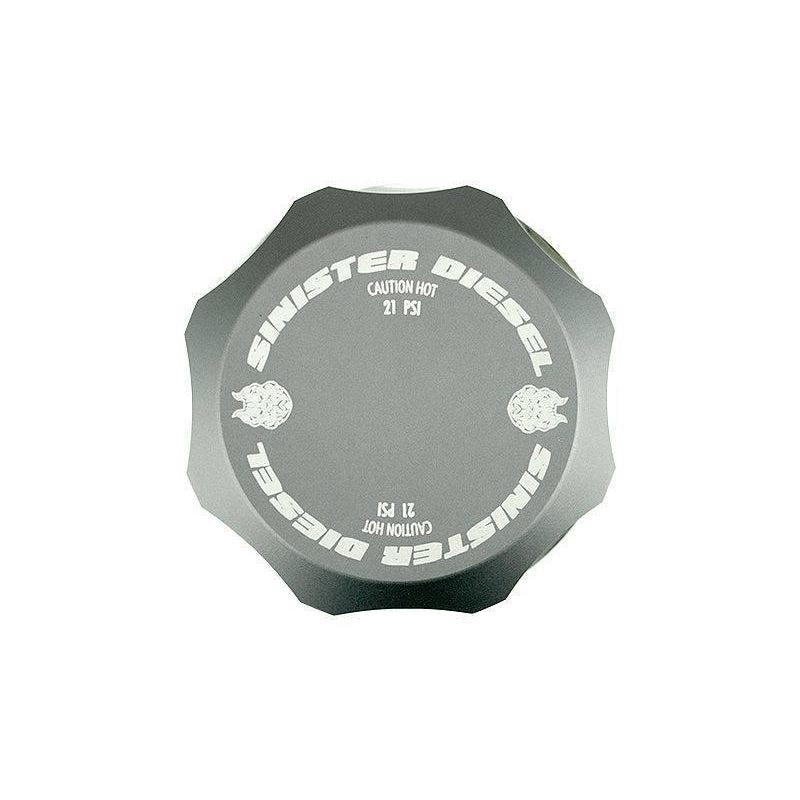 2017+ Powerstroke Degas Bottle Cap (SD-DC-6.7P-17)-Degas Bottle Cap-Sinister-Dirty Diesel Customs