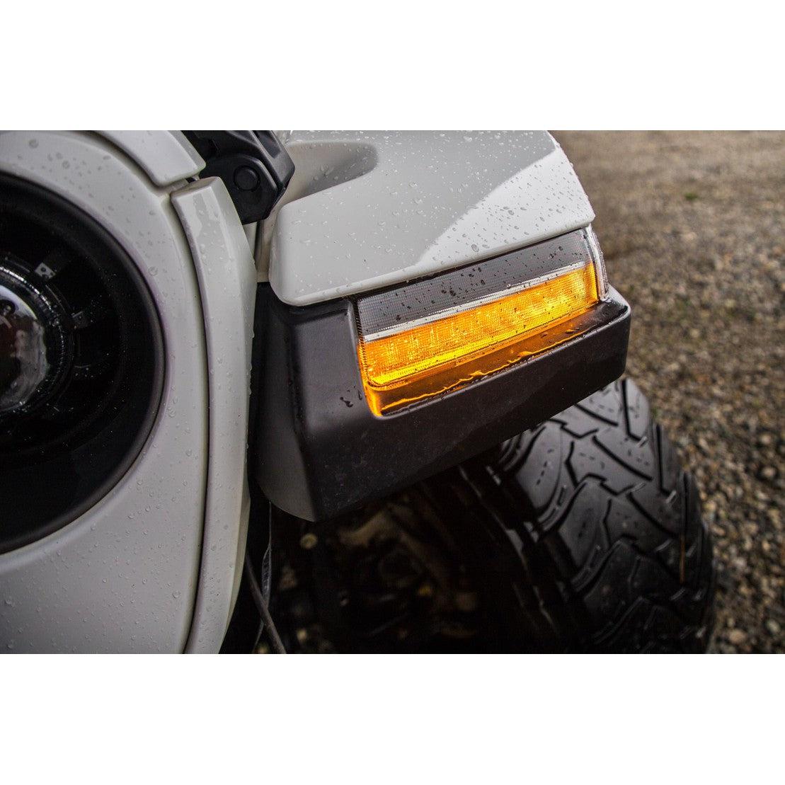 2018-2023 EcoDiesel Wrangler JL/Gladiator JT XB LED Fender Lights (LF513.2)-Fender Lights-Morimoto-Dirty Diesel Customs