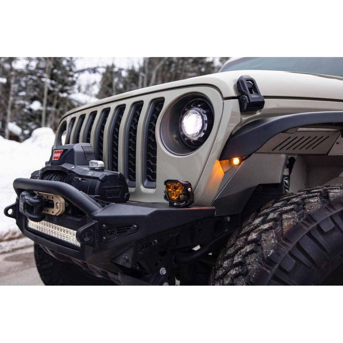 2018-2023 Ecodiesel Wrangler JL/Gladiator JT Super7 Headlights (LF517)-Headlights-Morimoto-Dirty Diesel Customs