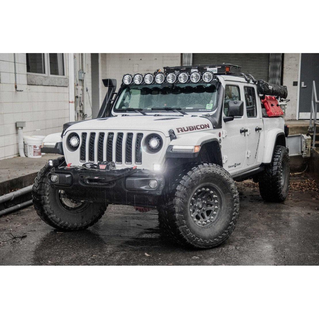 2018-2023 Ecodiesel Wrangler JL/Gladiator JT Super7 Headlights (LF517)-Headlights-Morimoto-Dirty Diesel Customs