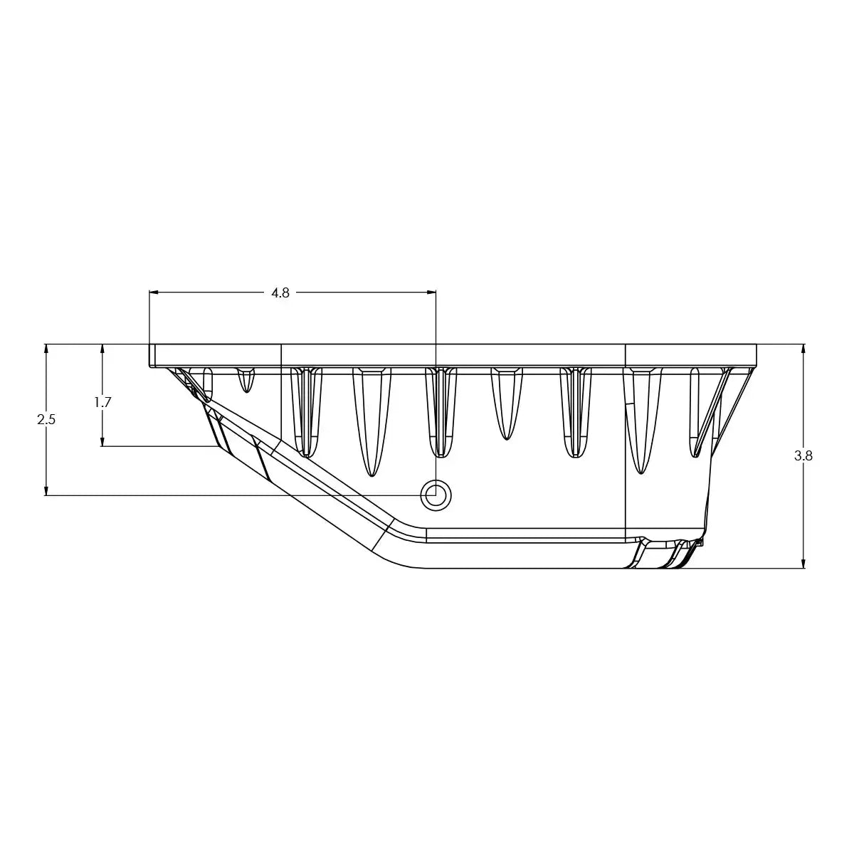 2018-2024 Jeep Engine Oil Pan (214055000)-Oil Pan-PPE-Dirty Diesel Customs