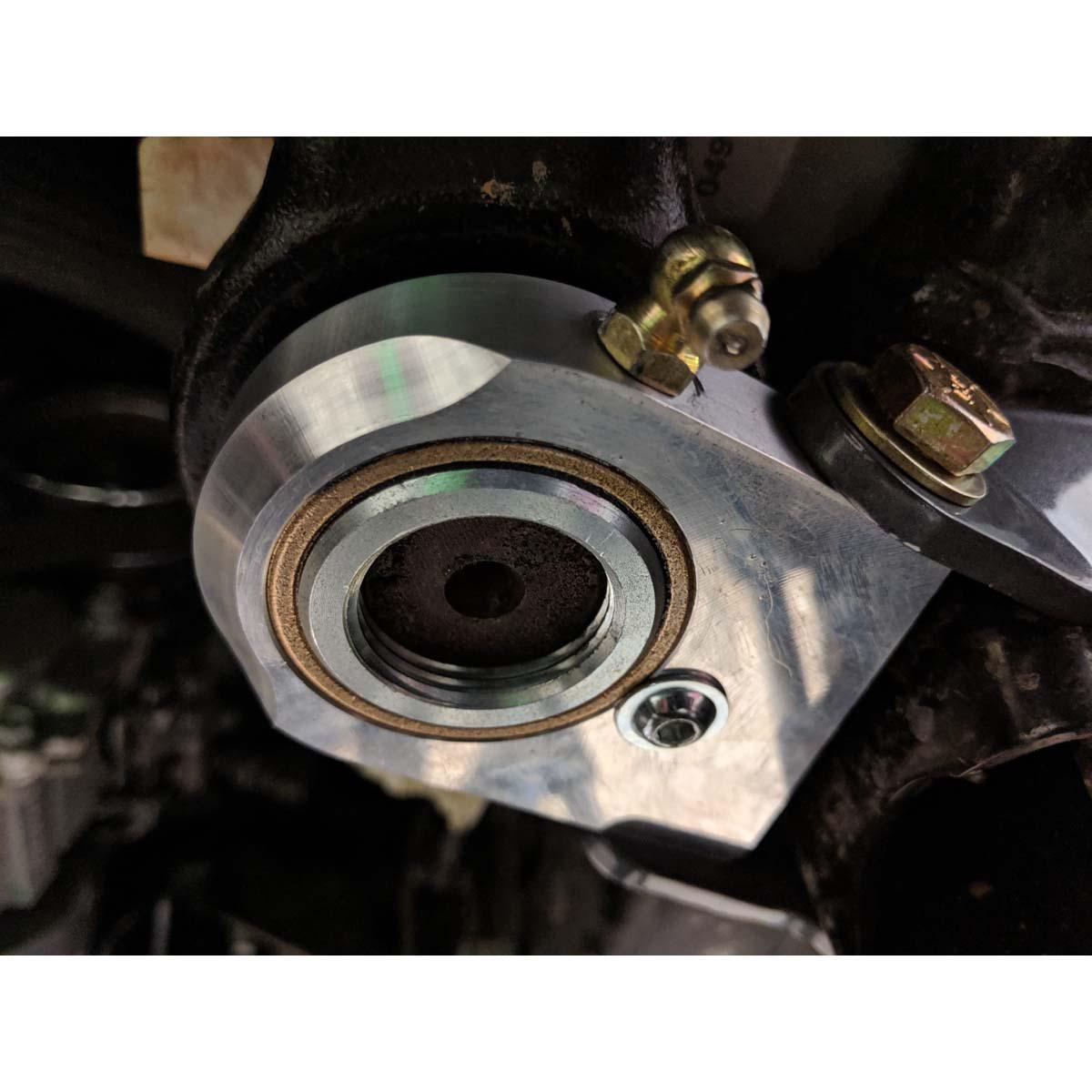 2018 Jeep Front Track Bar w/ Sector Shaft Brace (8869-01)-Track Bar Bracket-Synergy MFG-Dirty Diesel Customs