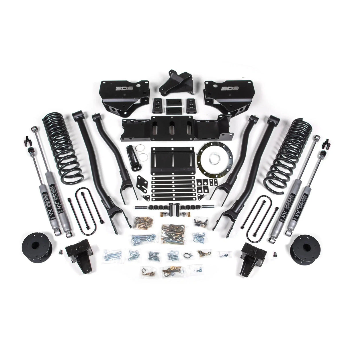 2019-2024 Cummins 6" 4-Link Lift Kit w/ Rear Air Ride (BDS1733H)-Lift Kit-BDS-Dirty Diesel Customs