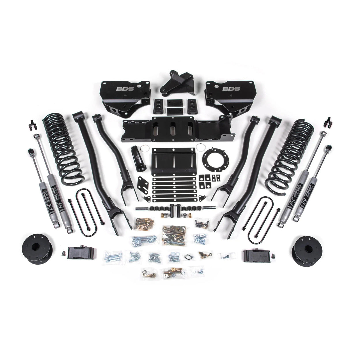 2019-2024 Cummins BDS 4 Inch Lift Kit W/ 4-Link-Lift Kit-BDS-BDS1720H-Dirty Diesel Customs