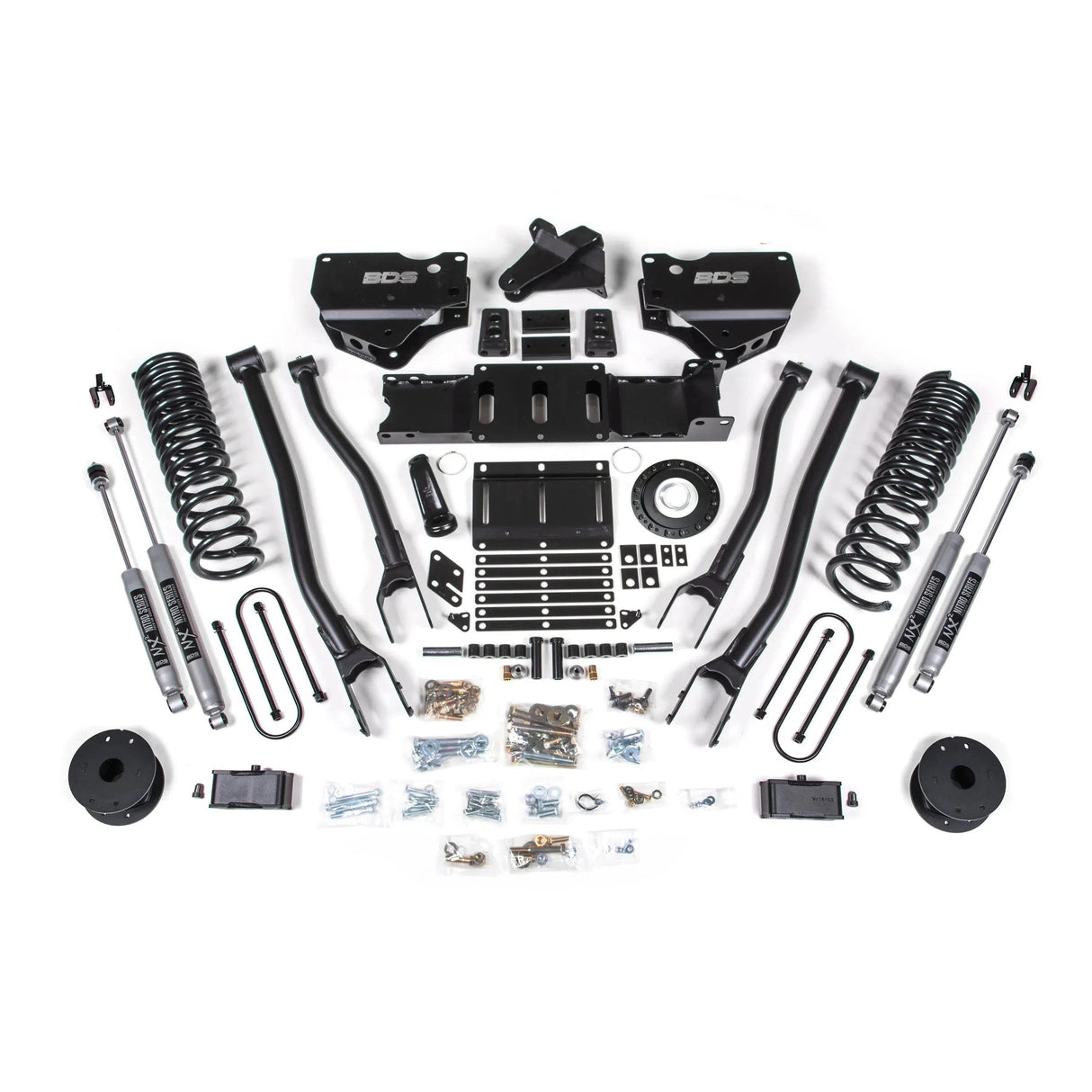 2019-2024 Cummins BDS 4 Inch Lift Kit W/ 4-Link-Lift Kit-BDS-BDS1721H-Dirty Diesel Customs
