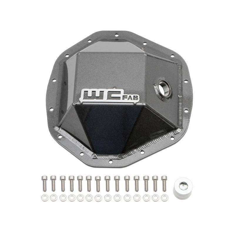2019-2024 Duamax/ Cummins Rear Differential Cover (WCF100114)-Differential Cover-Wehrli Custom Fabrication-Dirty Diesel Customs