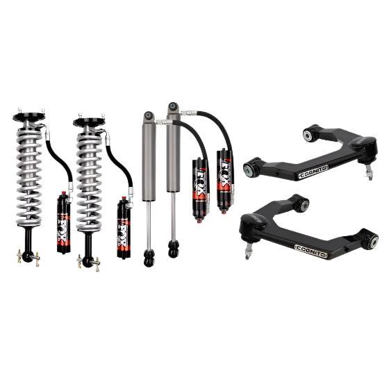 2019-2024 GM 1500 3" Elite Ball Joint Leveling Kit W/ Fox 2.5 Elite Performance Series Front and Rear Shocks (210-P1006)-Leveling Kit-Cognito Motorsports-Dirty Diesel Customs