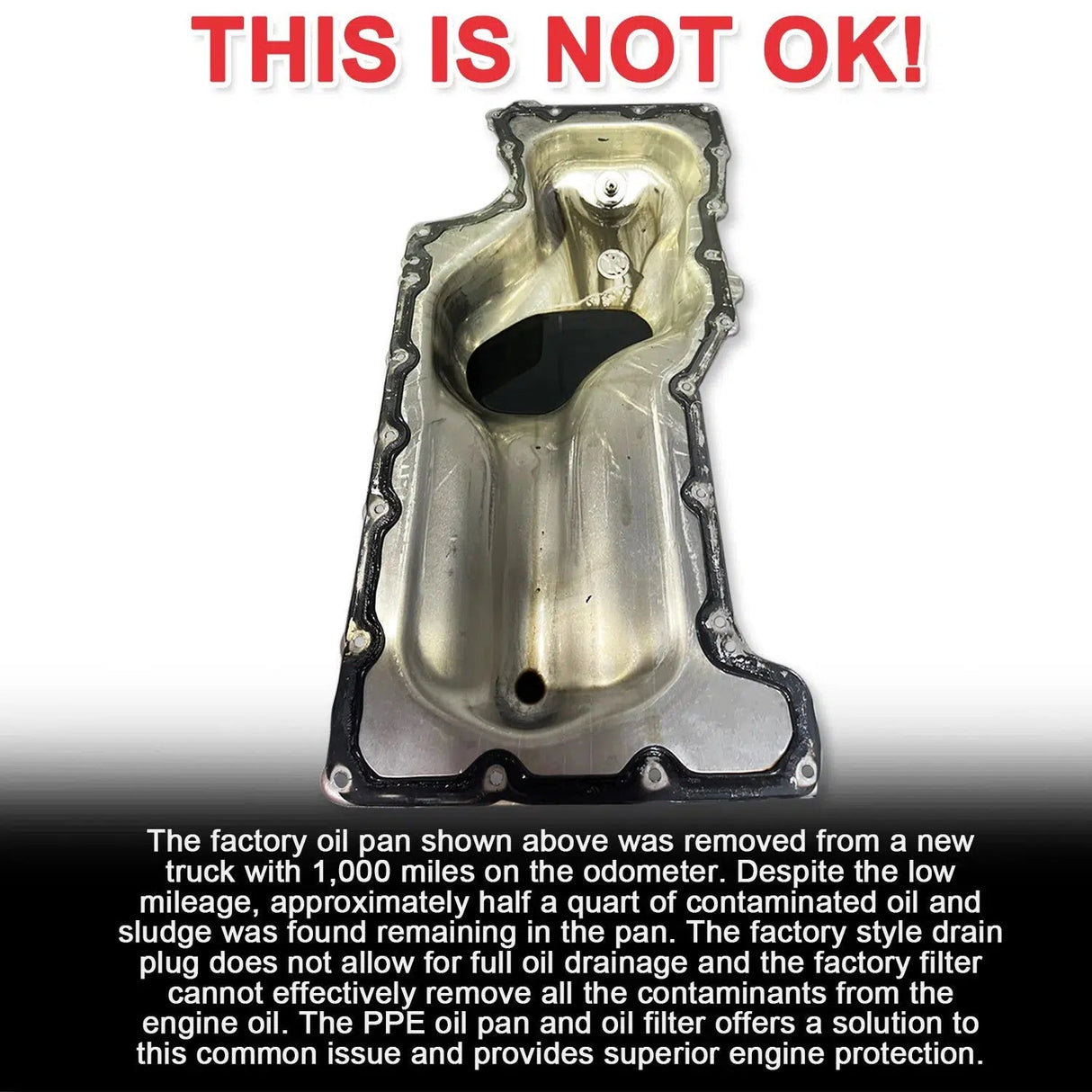 2019-2025 3.0L Duramax Deep Oil Pan (114054000)-Oil Pan-PPE-Dirty Diesel Customs