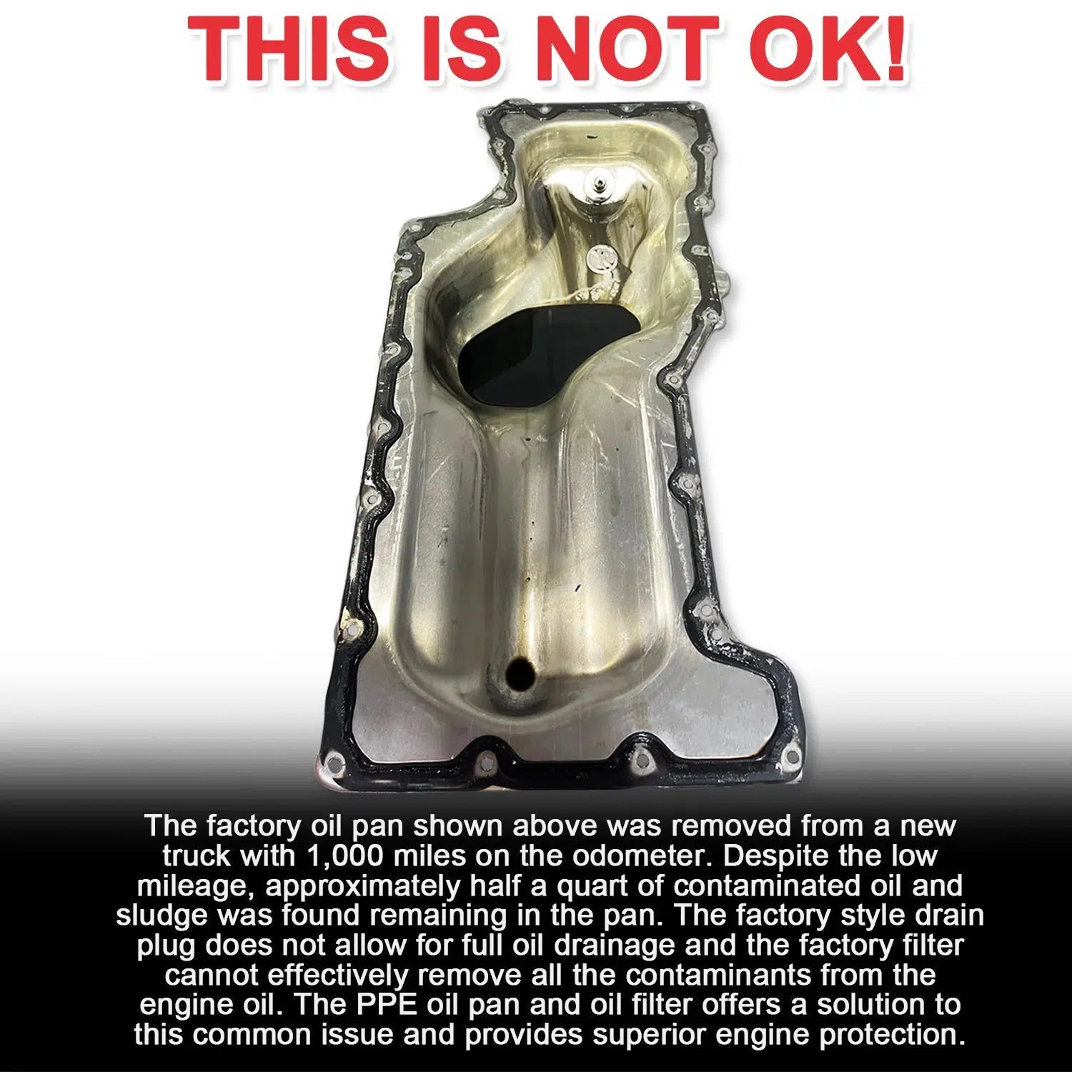 2019-2025 3.0L Duramax Deep Oil Pan (114054000)-Oil Pan-PPE-Dirty Diesel Customs