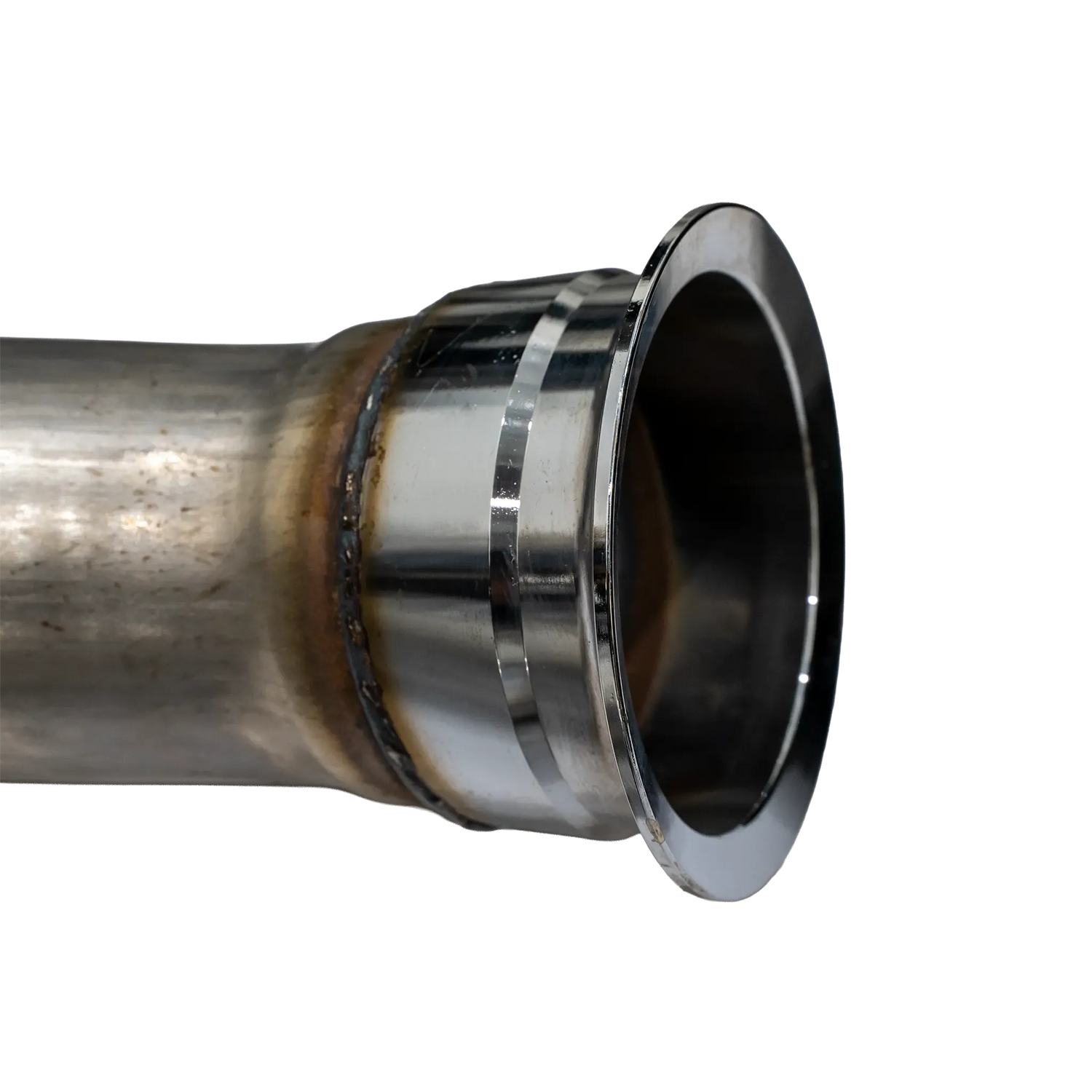 2019+ Cummins 4" SS CAT & DPF Delete Pipe w/ Muffler (DDC-893M)-Delete Pipe-Dirty Diesel Customs-Dirty Diesel Customs