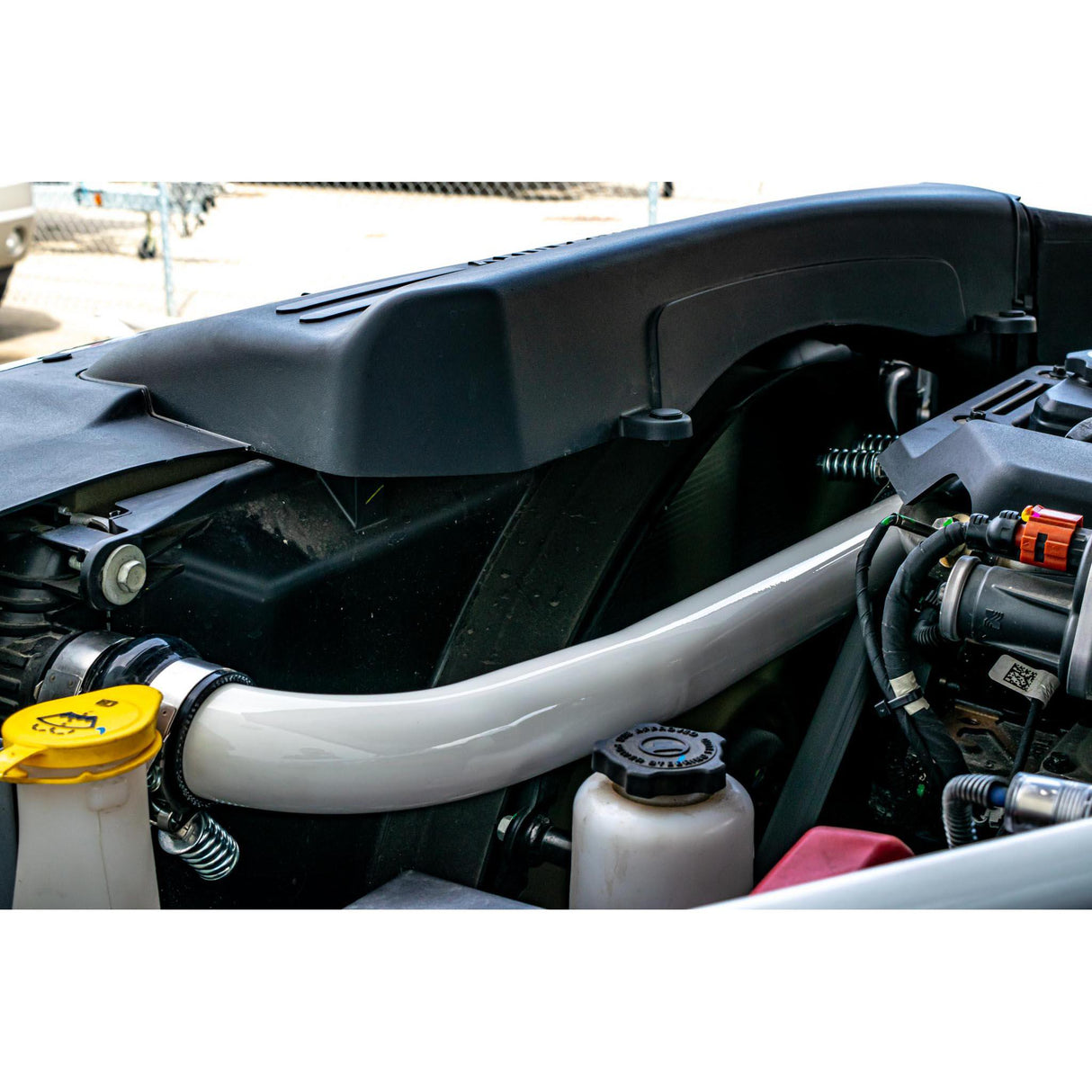 3RD GEN CUMMINS IMRPOVED UPPER COOLANT PIPE (I67-FLU-A061)-Radiator Hose-Dirty Diesel Customs-Dirty Diesel Customs