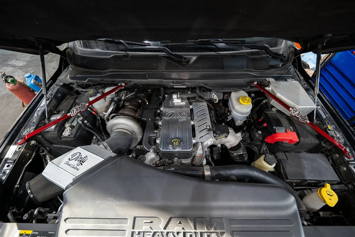 2019+ Cummins Engine Bay Braces (I67-CHA-A028)-Engine Brace-Dirty Diesel Customs-Dirty Diesel Customs