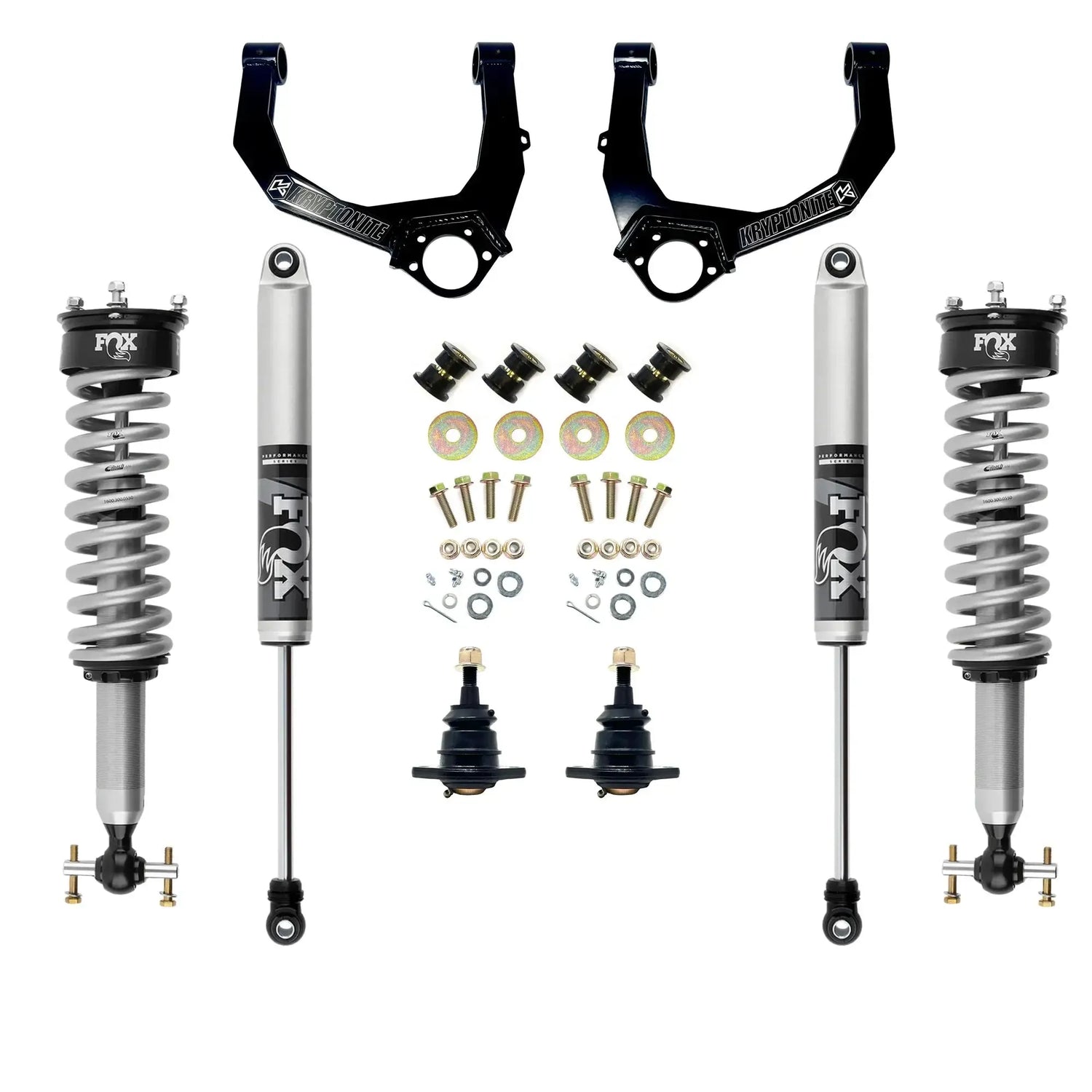 2019+ GM 1500 AT4/Trail Boss KRYPTONITE Stage 3 Leveling Kit W/Fox 2.0 Shocks (KR19STAGE3FOX-TB)-Leveling Kit-KRYPTONITE-Dirty Diesel Customs
