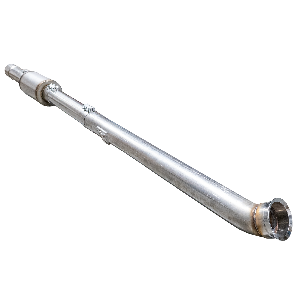 2019+ Cummins 4" SS CAT & DPF Delete Pipe - w/ Muffler - Delete Pipe - Dirty Diesel Customs
