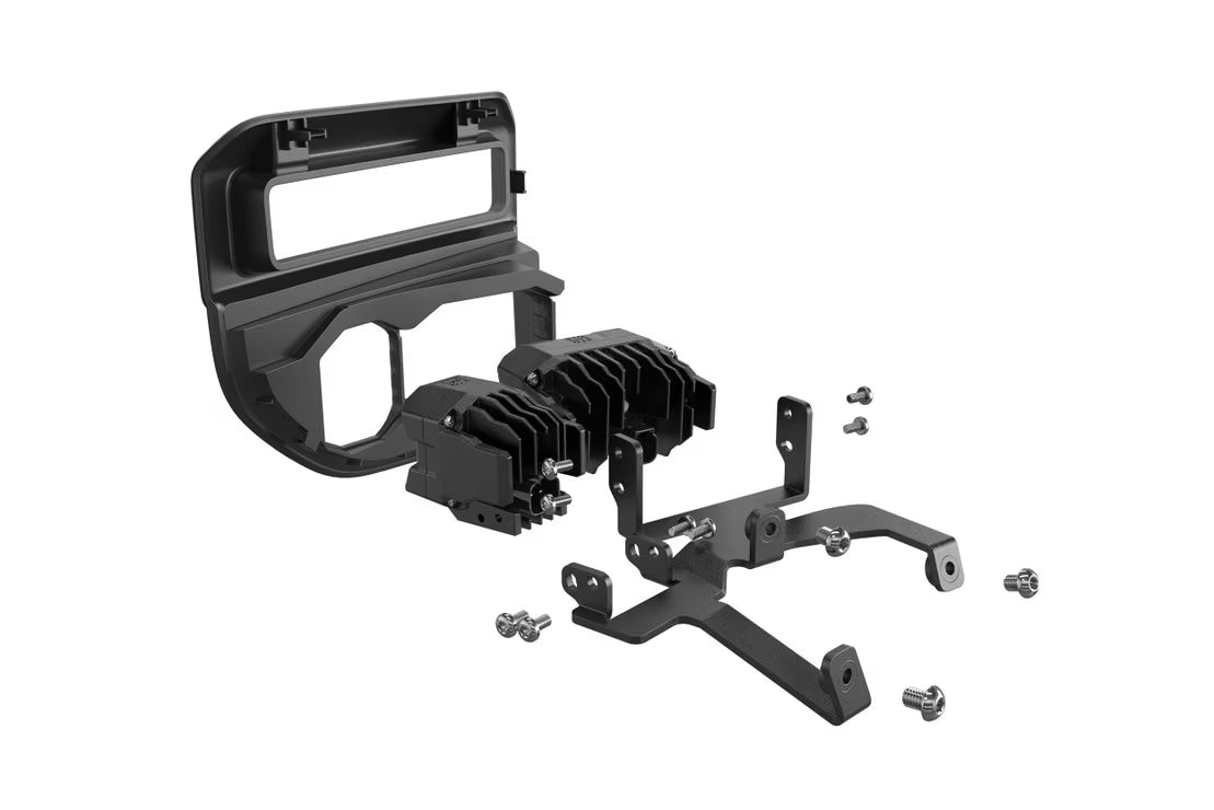 2020-2022 Powerstroke Banger LED Fog Lights Brackets/Hardware (BAF256)-Fog Lights-Morimoto-Dirty Diesel Customs