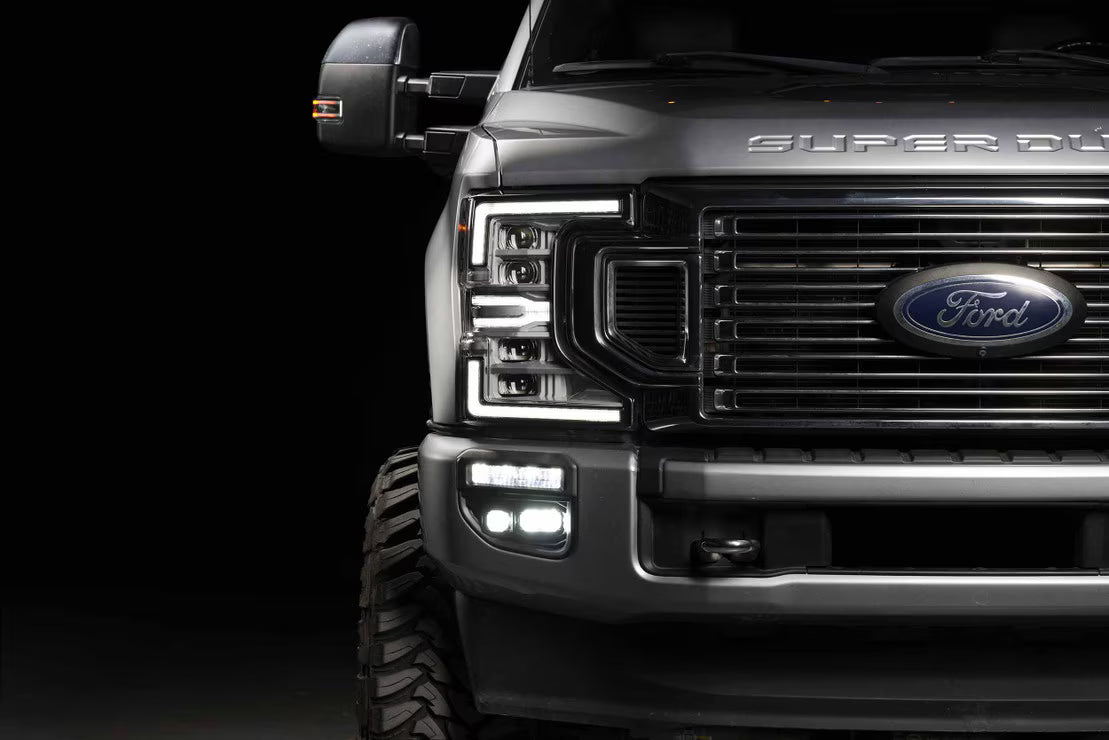 2020-2022 Powerstroke Banger LED Fog Lights Brackets/Hardware (BAF256)-Fog Lights-Morimoto-Dirty Diesel Customs