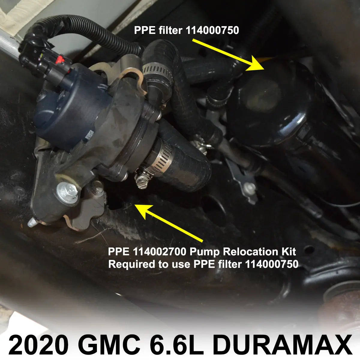 2020-2026 Duramax Fuel Coolant Pump Relocation Kit (114002700)