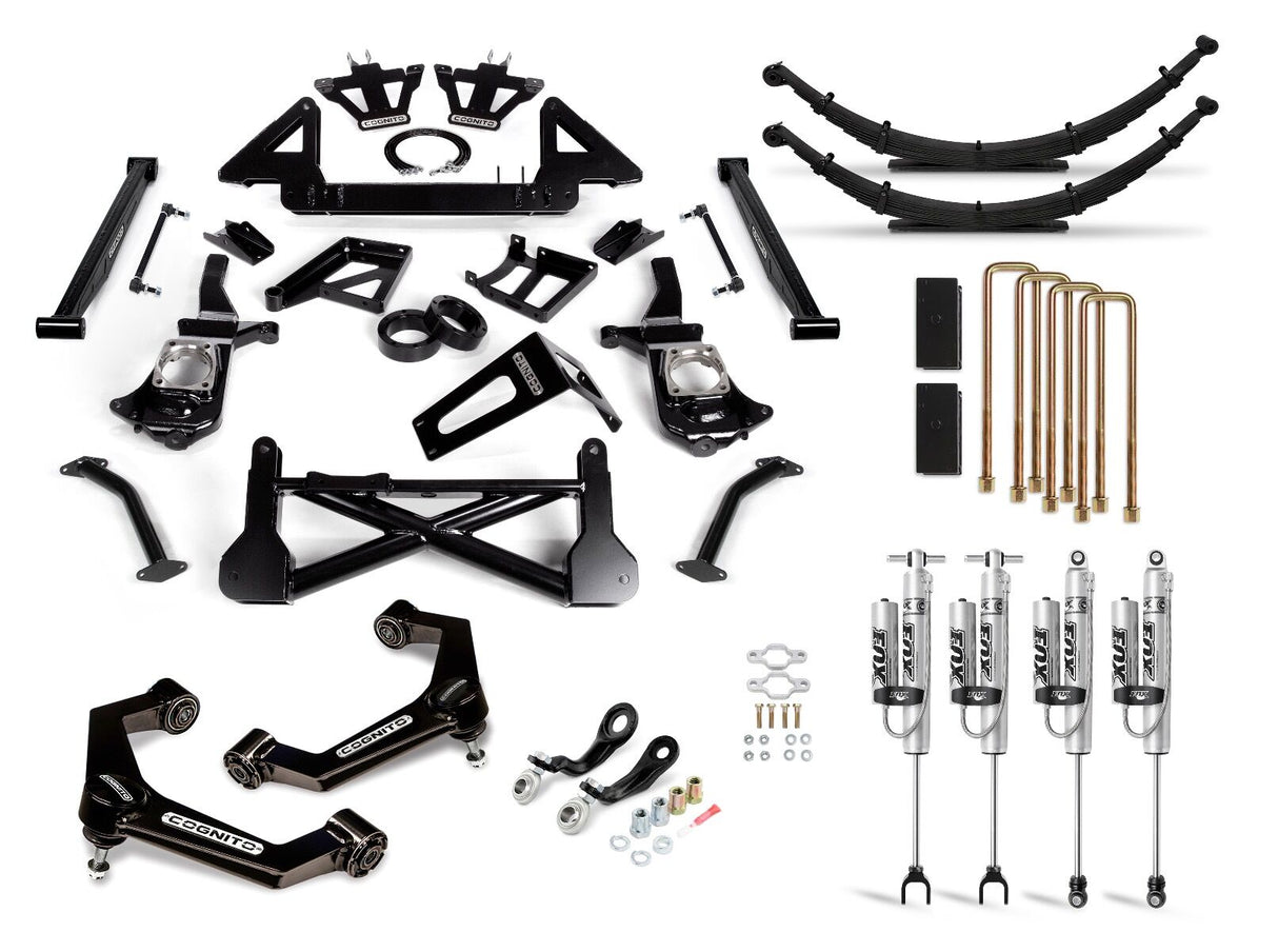 2020-2025 Duramax 10" Lift Kit W/ Fox 2.0 Performance Series Remote Reservoir Shocks (210-P1034)-Lift Kit-Cognito Motorsports-Dirty Diesel Customs