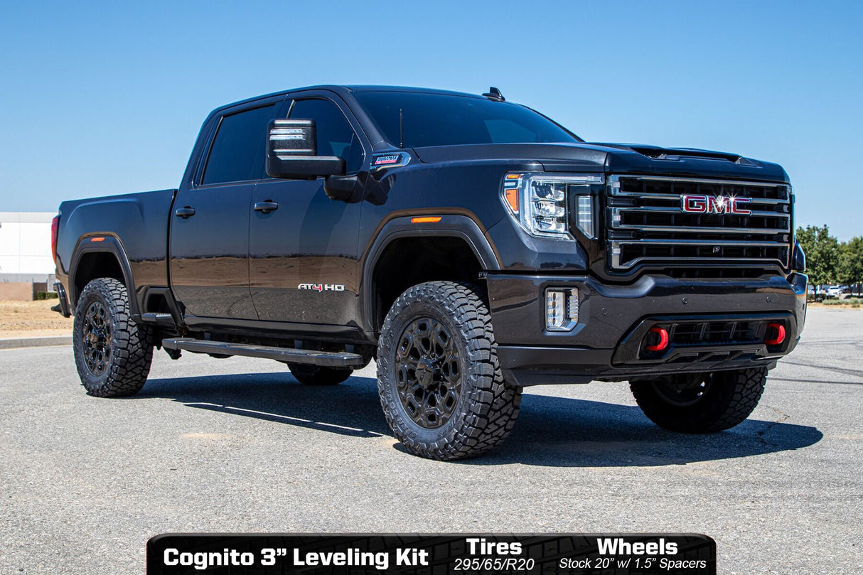 2020-2025 Duramax 3" Elite Leveling Kit W/ Elka 2.5 Reservoir Shocks Front (210-P1129)-Lift Kit-Cognito Motorsports-Dirty Diesel Customs