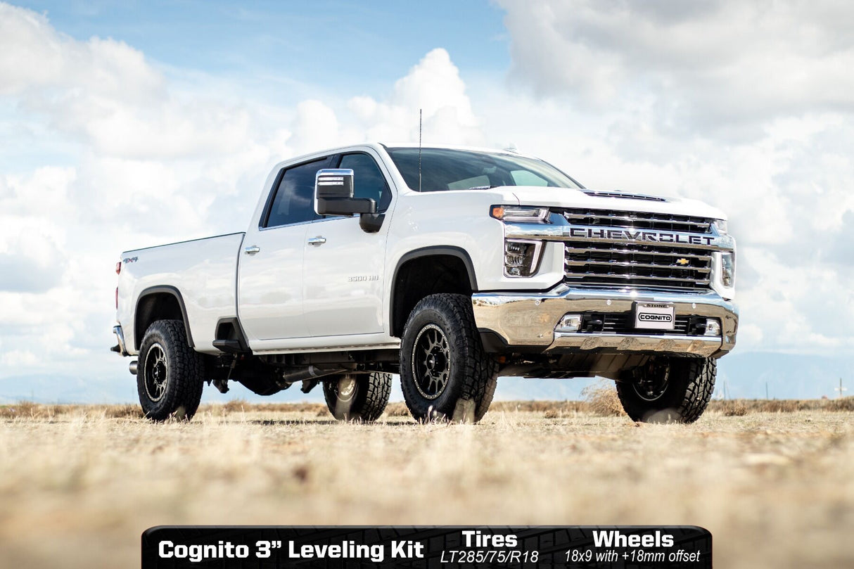 2020-2025 Duramax 3" Performance Ball Joint Leveling Kit W/ Fox 2.0 IFP Shocks Front (110-P0779)-Leveling Kit-Cognito Motorsports-Dirty Diesel Customs