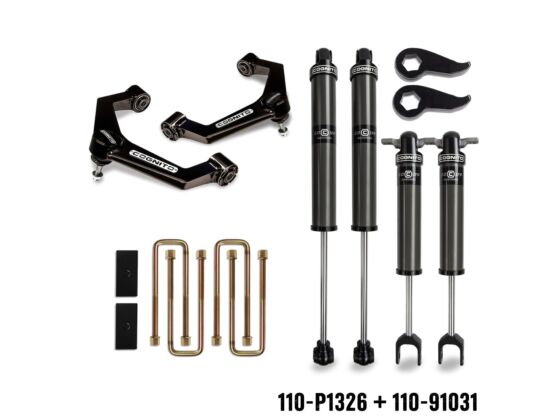 2020-2025 Duramax 3" Performance Leveling Kit W/ 2.0 Shocks (110-P1326)-Leveling Kit-Cognito Motorsports-Dirty Diesel Customs