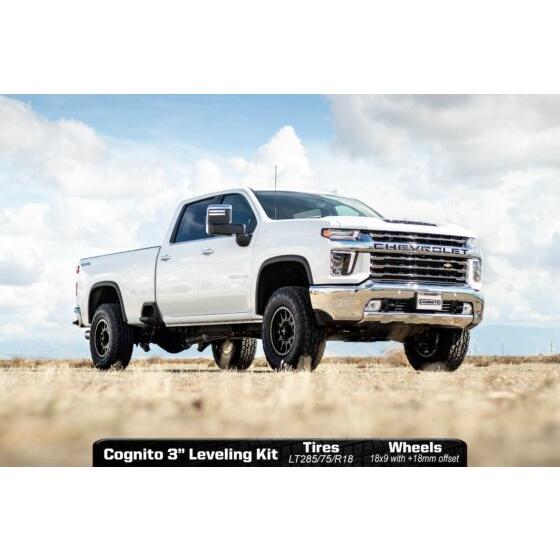 2020-2025 Duramax 3" Premier Leveling Kit W/ Fox 2.0 Performance Series Remote Reservoir Shocks Front (110-P0929)-Leveling Kit-Cognito Motorsports-Dirty Diesel Customs