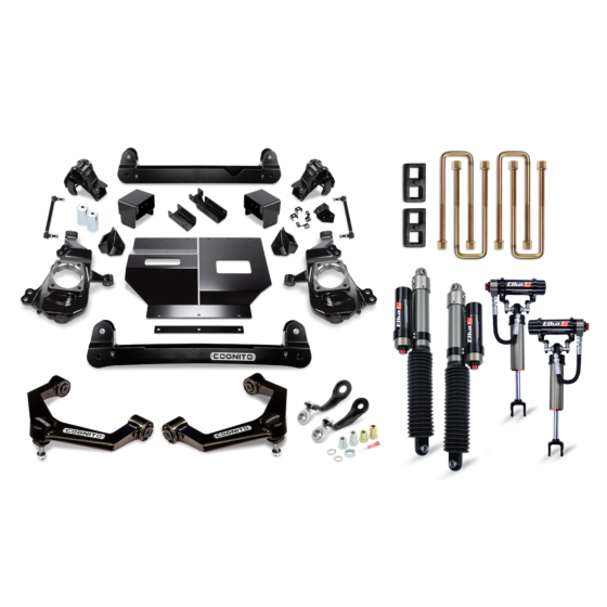 2020-2025 Duramax 4" Elite Lift Kit W/ Elka 2.5 Reservoir Shocks (210-P1151)-Lift Kit-Cognito Motorsports-Dirty Diesel Customs