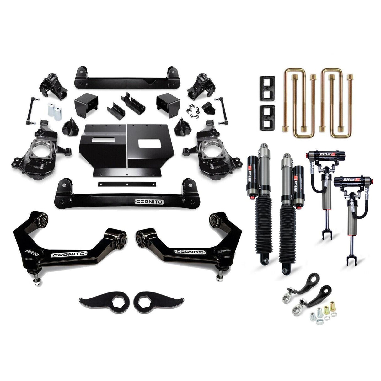 2020-2025 Duramax 5" Elite Lift Kit W/ Elka 2.5 Reservoir Shocks (210-P1292)-Lift Kit-Cognito Motorsports-Dirty Diesel Customs