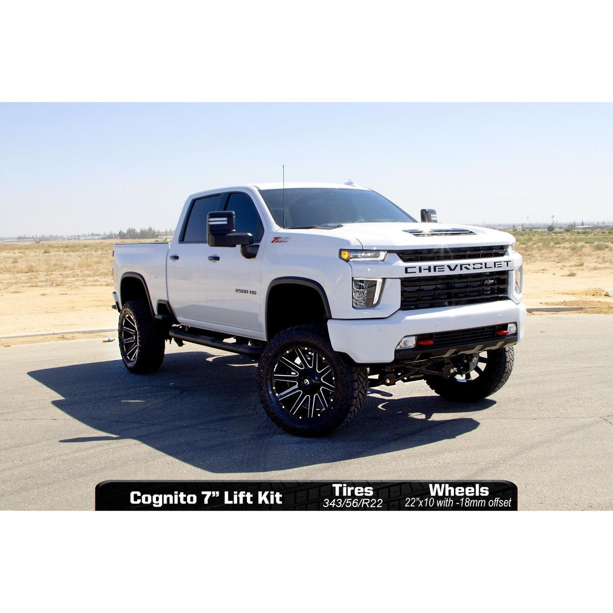 2020-2025 Duramax 7" Lift Kit W/ Fox 2.0 Shocks Front & Rear (110-P1032)-Lift Kit-Cognito Motorsports-Dirty Diesel Customs