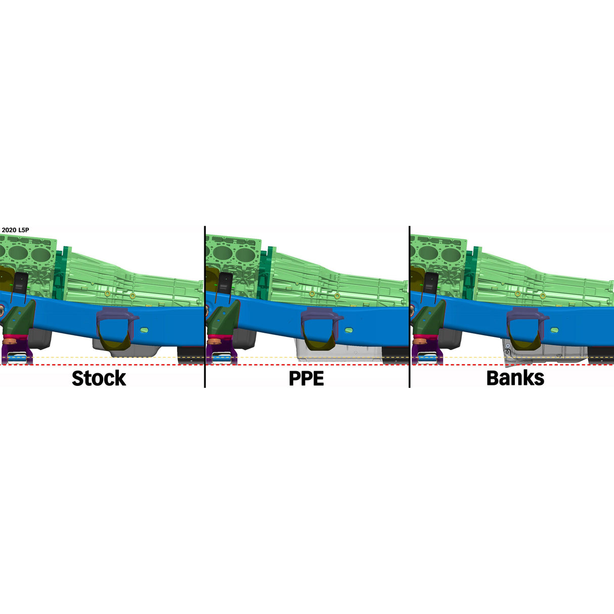 2020-2025 Duramax Ram-Air Transmission Pan (35148-B)-Transmission Pan-Banks Power-Dirty Diesel Customs