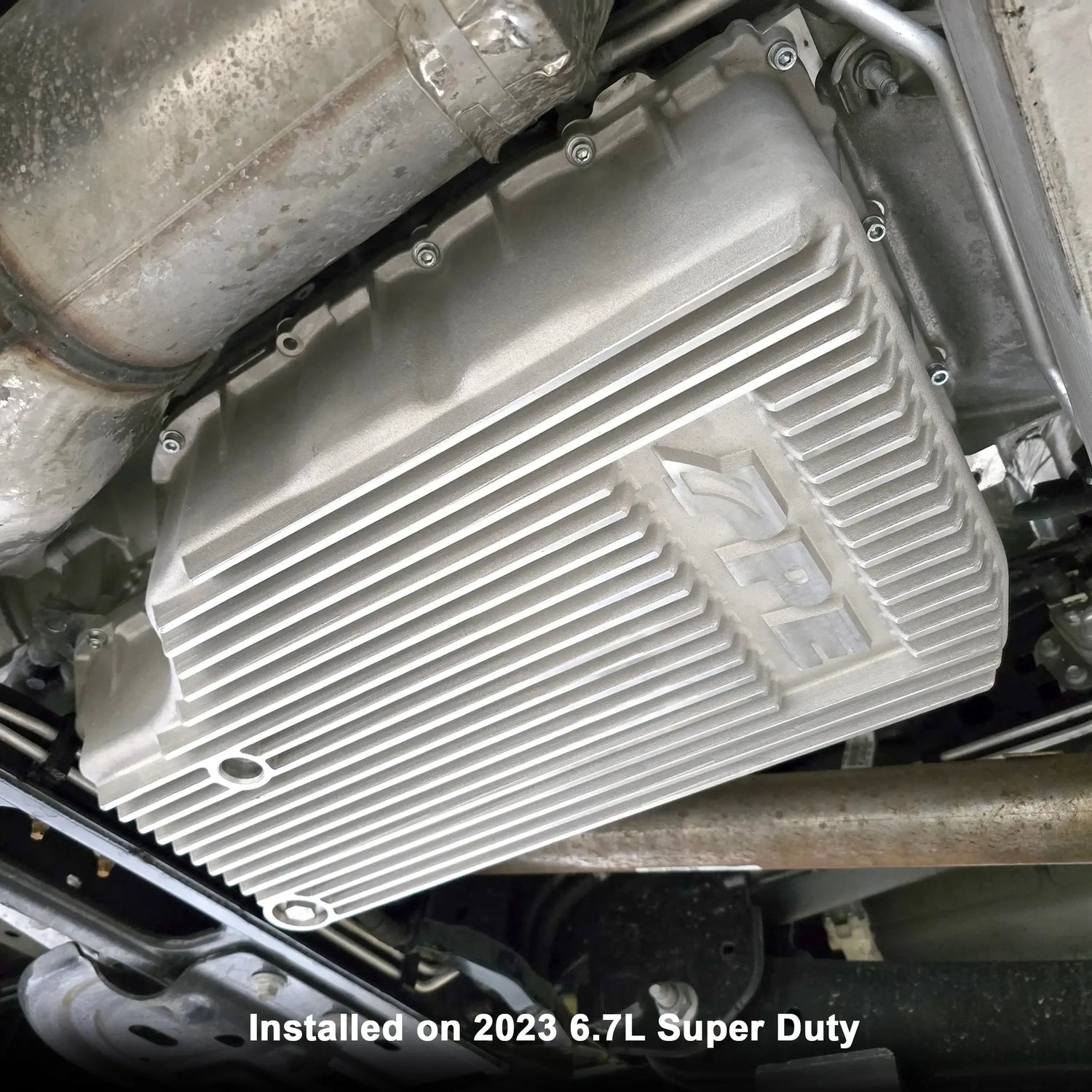 2020-2025 Powerstroke 10R140 Heavy-Duty Cast Aluminum Deep Transmission Pan (3280535X0)-Transmission Pan-PPE-Dirty Diesel Customs