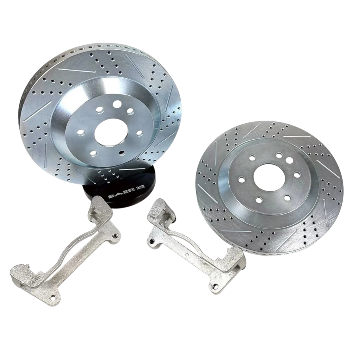 2021-2025 3.0L Powerstroke Performance Front Rotors (2261046)-Brake Rotors-Baer Brakes-Dirty Diesel Customs