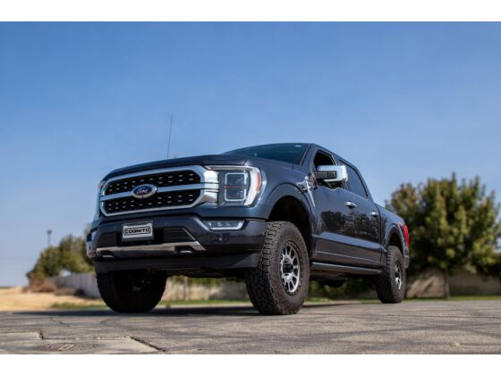 2021-2025 F-150 2.5" Elite Leveling Kit W/ Elka Reservoir Shocks Front (220-P1141)-Leveling Kit-Cognito Motorsports-Dirty Diesel Customs