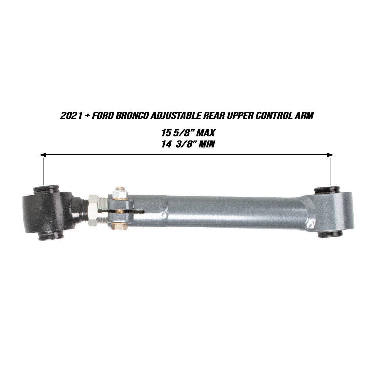 2021+ Bronco Adjustable Rear Upper Control Arms (7054-01)-Upper Control Arms-Synergy MFG-Dirty Diesel Customs
