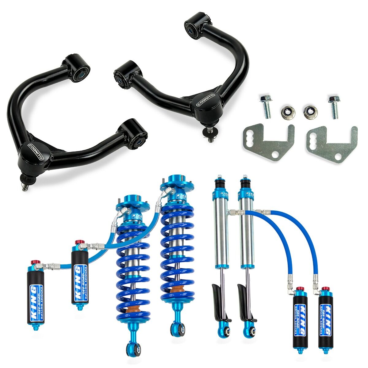 2022-2025 Tundra 3" Elite Leveling Lift Kit W/ King 2.5 Reservoir Shocks Front & Rear (535-P1227)-Leveling Kit-Cognito Motorsports-Dirty Diesel Customs