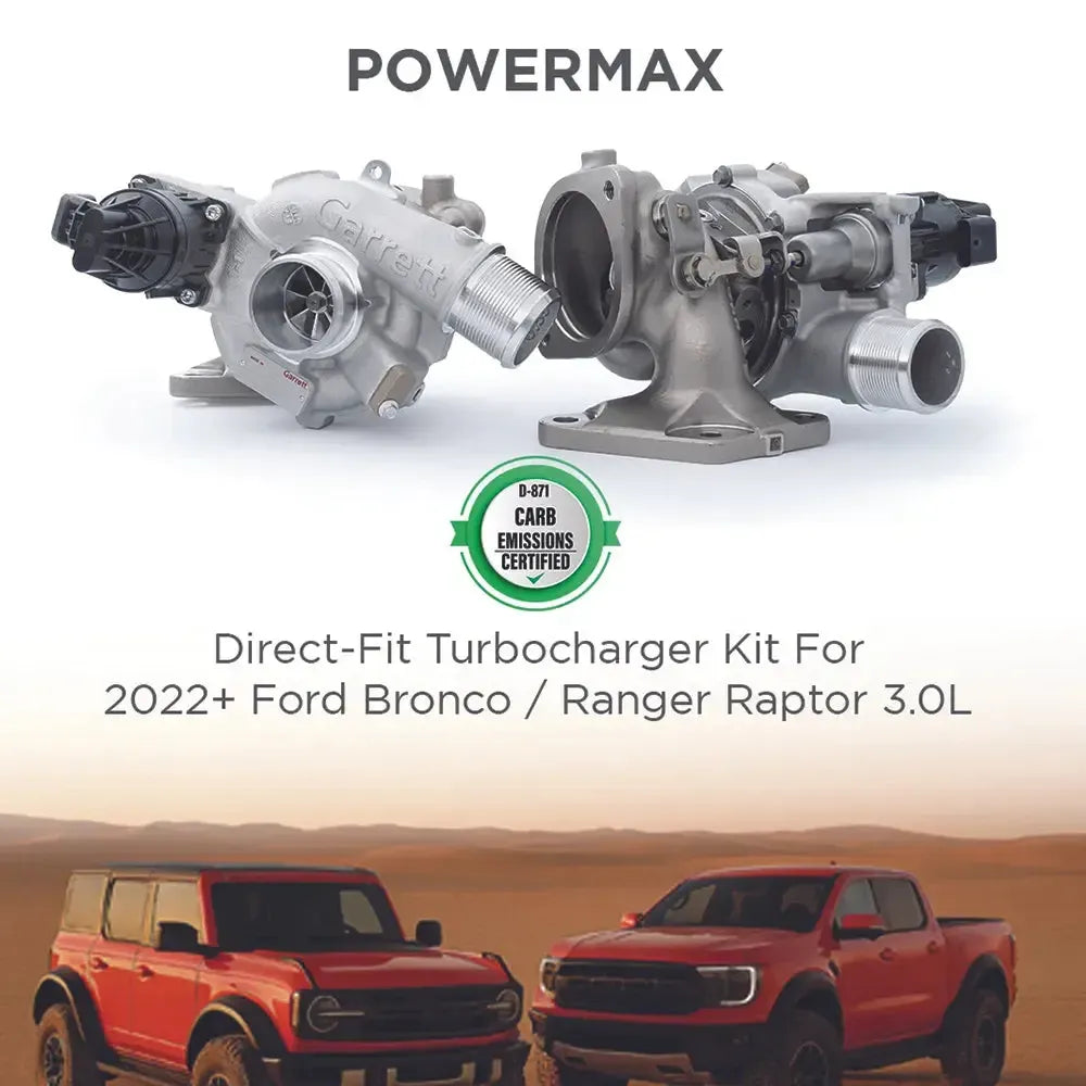 2022+ 3.0L EcoBoost GT1752S PowerMax Turbocharger Kit (926432-5002S)-Stock Turbocharger-Garrett-Dirty Diesel Customs