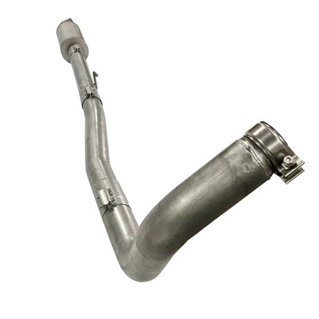 2023-2024 Powerstroke 4" Turbo Back Race Pipe w/ Muffler (421041)-Delete Pipe-Mel's Manufacturing-Dirty Diesel Customs
